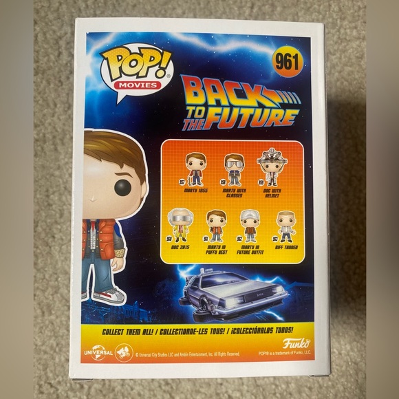 Funko Pop Marty McFly in Red and Blue Outfit - Picture 3 of 4